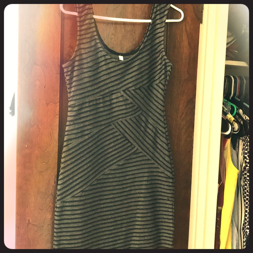 Interesting angular design mini dress